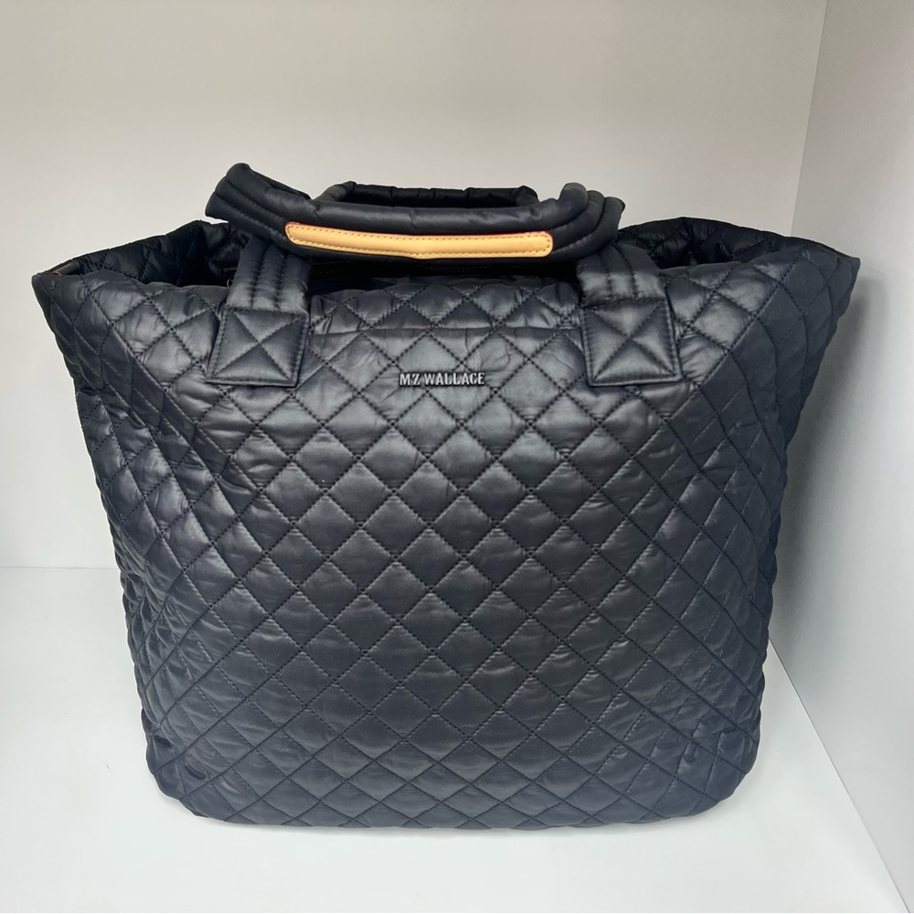 MZ Wallace Large Metro Tote Deluxe in Black